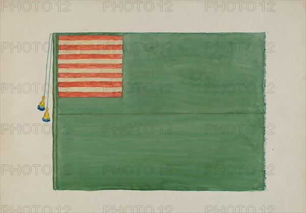 Revolutionary Flag, c. 1936. Creator: Edward Grant.