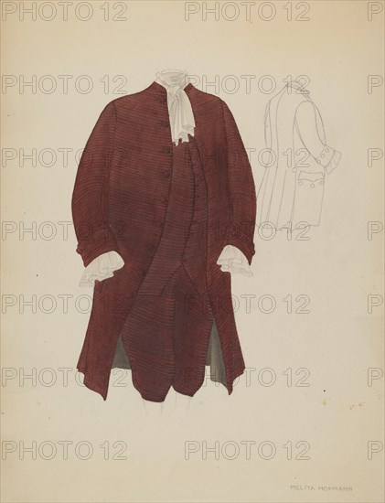 Man's Suit, c. 1936. Creator: Melita Hofmann.