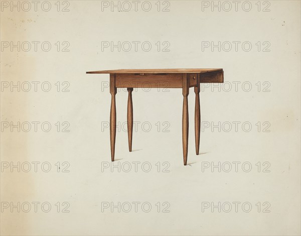 Shaker Table, c. 1936. Creator: Ray Holden.