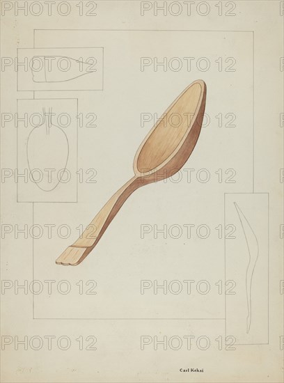 Spoon, c. 1936. Creator: Carl Keksi.