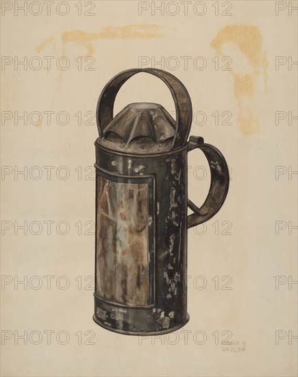 Lantern, c. 1937. Creator: Harry Grossen.