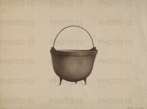 Potato Kettle, c. 1937. Creator: Harry Jennings.
