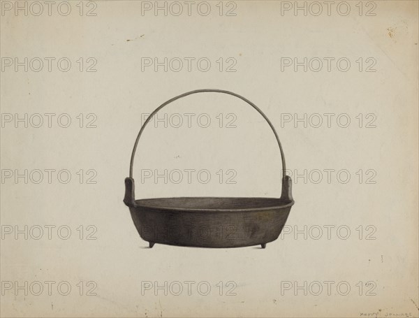 Onion Kettle, c. 1937. Creator: Harry Jennings.