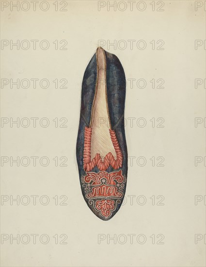 Evening Slipper, c. 1937. Creator: William Kieckhofel.