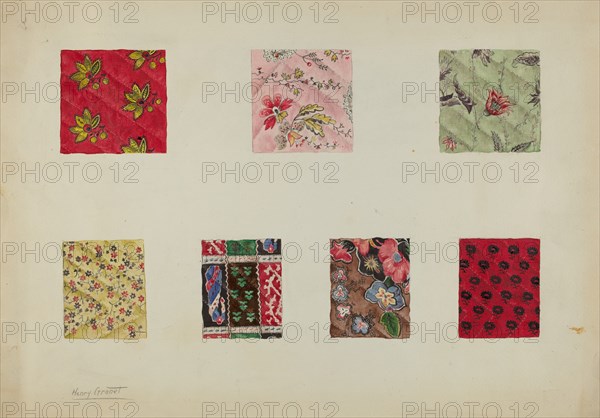 Patchwork Quilt, c. 1938. Creator: Henry Granet.