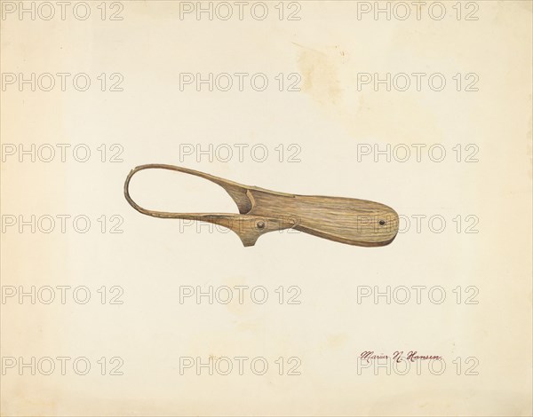 Bootjack, c. 1938. Creator: Marius Hansen.