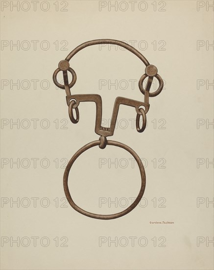 Ring Bit, c. 1938. Creator: Gordena Jackson.