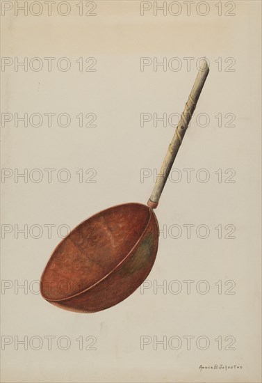 Sugar Dipper, c. 1938. Creator: Annie B Johnston.