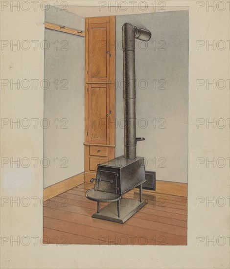 Shaker Stove, c. 1938. Creator: John W Kelleher.