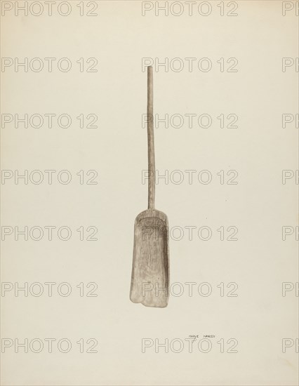 Grain Shovel, c. 1940. Creator: Mary Hansen.