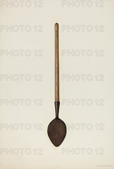 Turpentine Dip Iron, c. 1940. Creator: Fred Hassebrock.