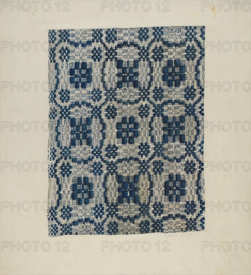 Coverlet, c. 1940. Creator: Betty Jacob.