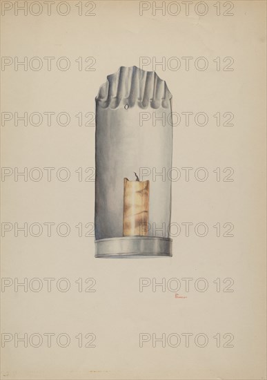 Candle Holder, c. 1940. Creator: William Kieckhofel.