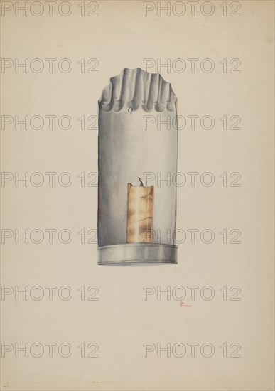 Candle Holder, c. 1940. Creator: William Kieckhofel.
