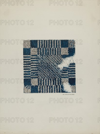 Coverlet (Section of), c. 1940. Creator: William Kieckhofel.