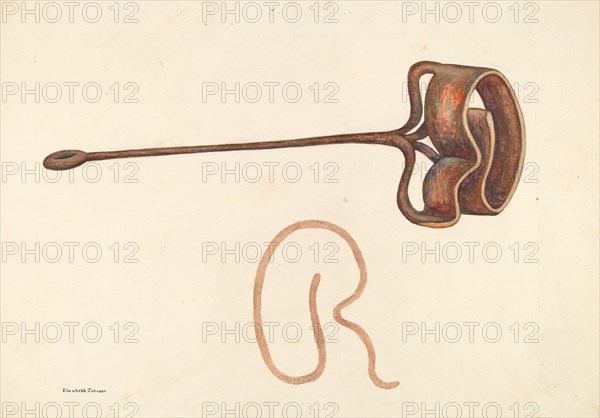 Branding Iron, c. 1942. Creator: Elizabeth Johnson.