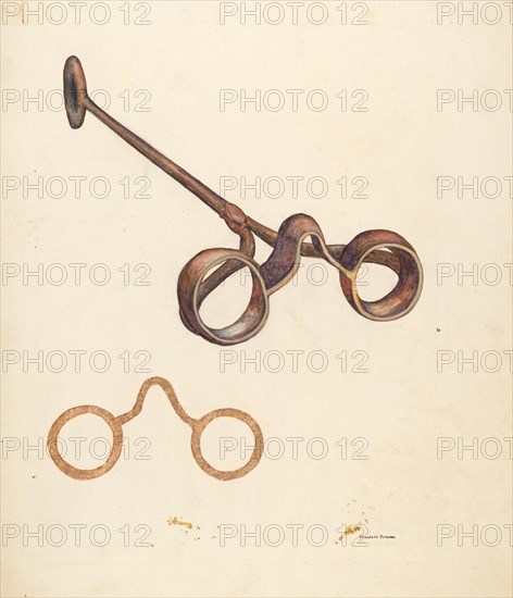 Branding Iron, c. 1942. Creator: Elizabeth Johnson.