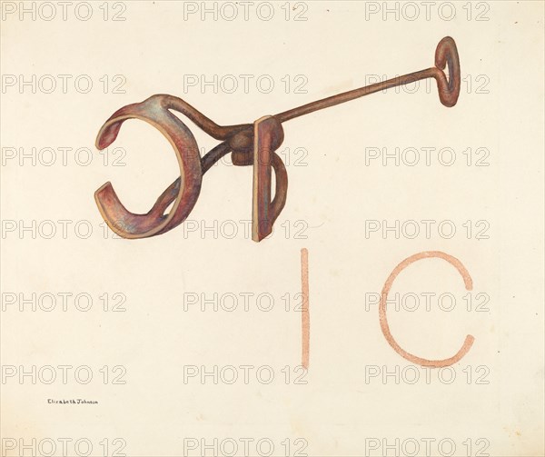 Branding Iron, c. 1942. Creator: Elizabeth Johnson.