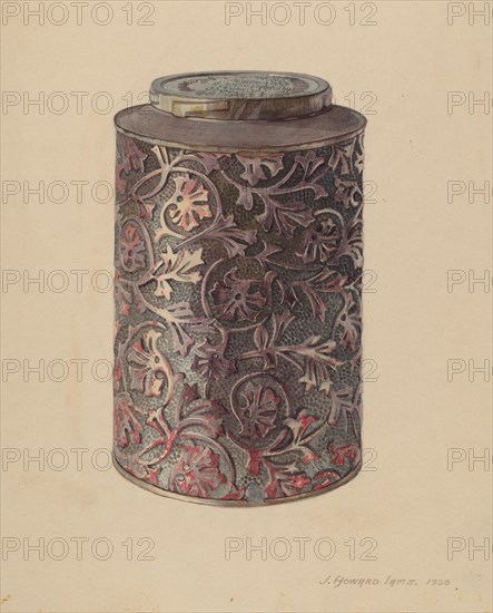 Coffee Can, 1938. Creator: J. Howard Iams.