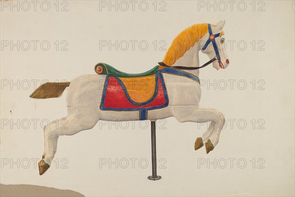 Carousel Horse, 1940. Creator: John W Kelleher.