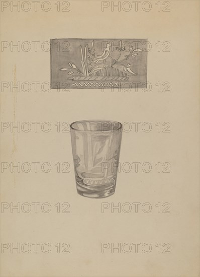 Whiskey Glass, 1935/1942. Creator: Gertrude Lemberg.