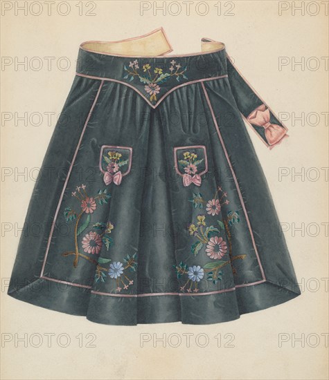 Apron, 1935/1942. Creator: Gertrude Lemberg.