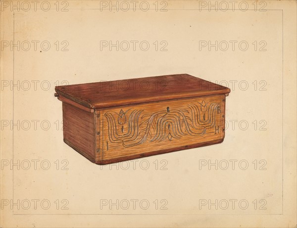 Bible Box, c. 1936. Creator: Bernard Gussow.