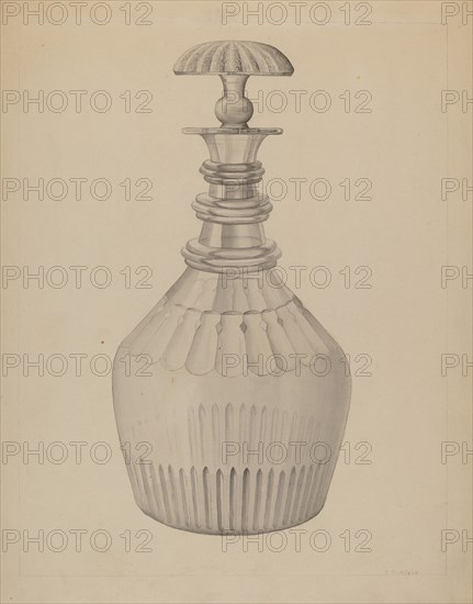 Carafe, c. 1936. Creator: Samuel O. Klein.