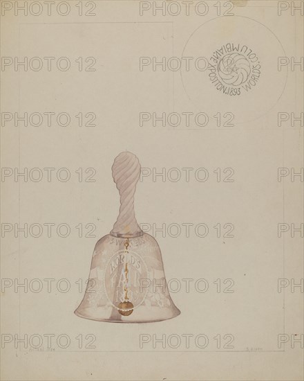 Glass Bell, c. 1936. Creator: Samuel O. Klein.