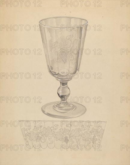 Goblet, c. 1936. Creator: Gertrude Lemberg.