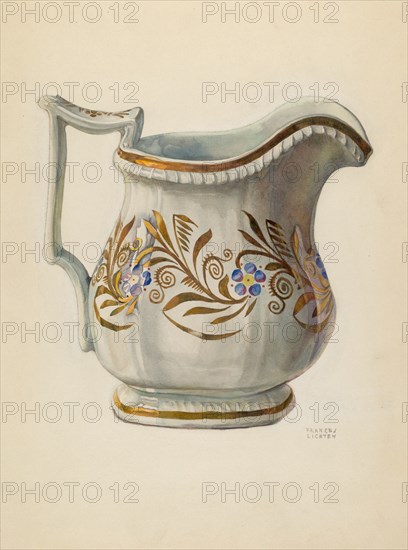 Pitcher, c. 1936. Creator: Frances Lichten.