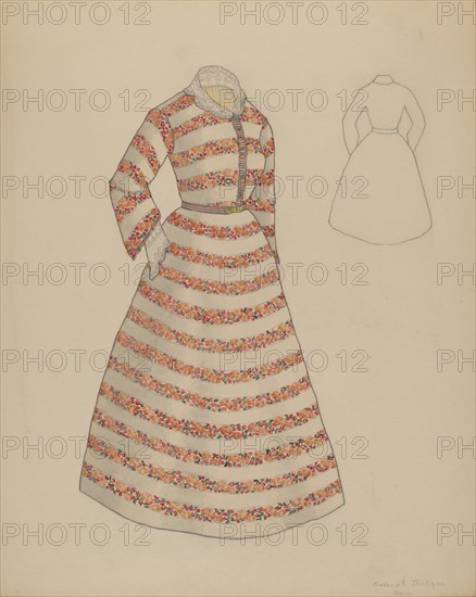 Dress, c. 1937. Creator: Frederick Jackson.
