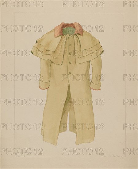 Man's Great Coat, c. 1937. Creator: Frederick Jackson.