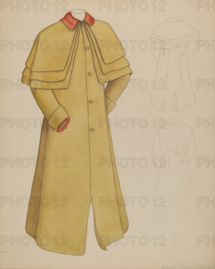 Man's Great Coat, c. 1937. Creator: Frederick Jackson.