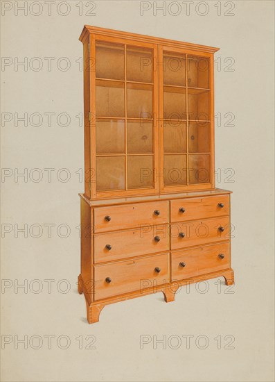 Shaker Cabinet, c. 1937. Creator: John W Kelleher.