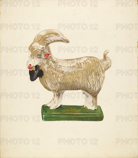 Goat, c. 1938. Creator: John W Kelleher.