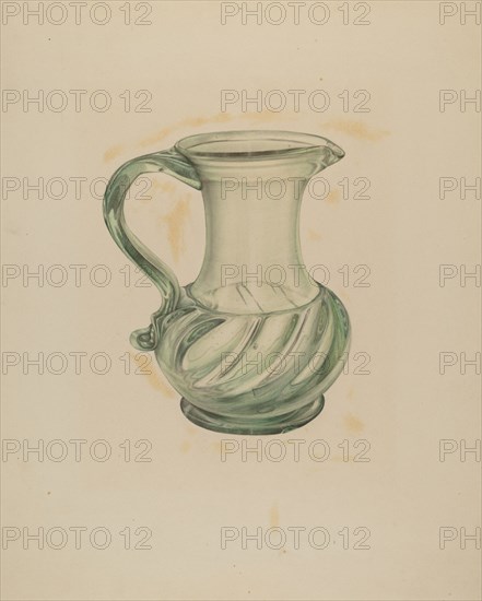 Pitcher, c. 1938. Creator: Marie Mitchell.