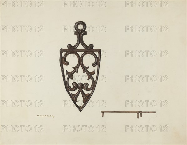 Trivet, c. 1939. Creator: William Ludwig.