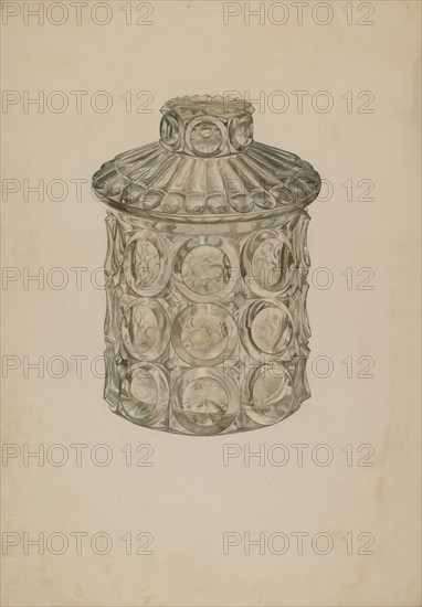 Cracker Jar, c. 1940. Creator: Henry Moran.