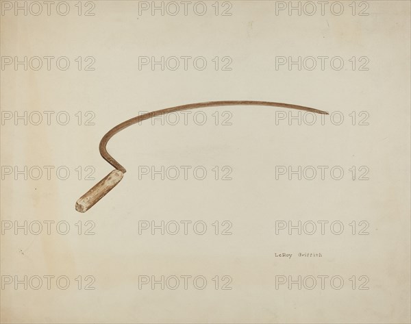 Pioneer Sickle, c. 1941. Creator: LeRoy Griffith.