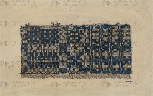 Homespun Wool, c. 1938. Creator: Raymond Manupelli.