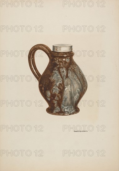 Earthen Jug, c. 1940. Creator: Ursula Lauderdale.