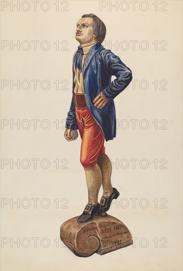 Figurehead: "Jolly Tar". Creator: Mary E Humes.