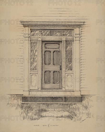 Doorway, c. 1936. Creator: Jerome Hoxie.