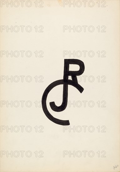 Cattle Brand, c. 1936. Creator: J.Henry Marley.