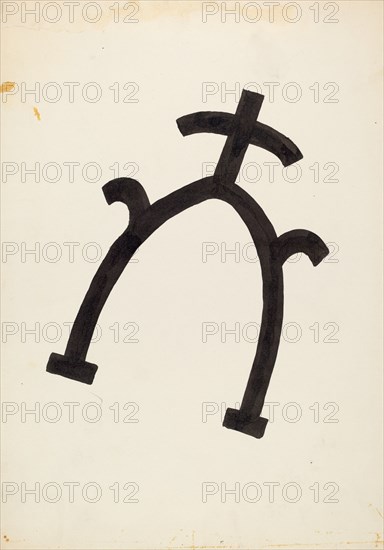 Cattle Brand, c. 1936. Creator: J.Henry Marley.