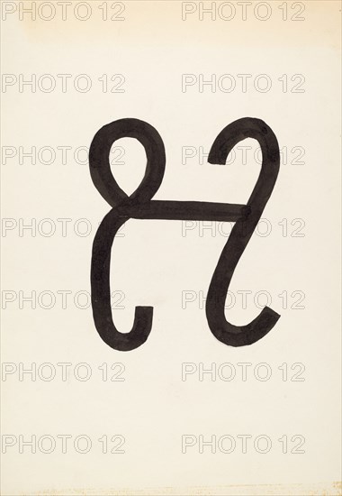 Cattle Brand, c. 1936. Creator: J.Henry Marley.
