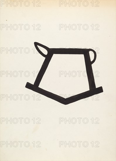 Cattle Brand, c. 1936. Creator: J.Henry Marley.