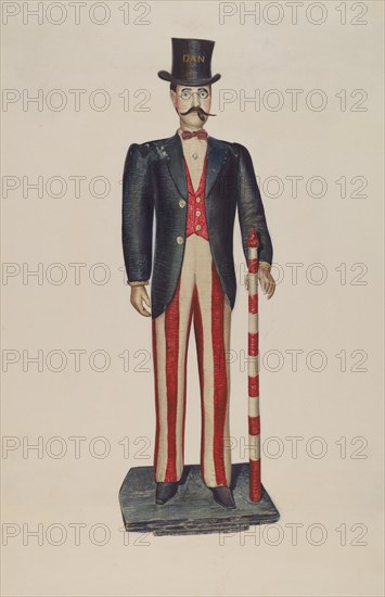 Dapper Dan Store Figure, 1937. Creator: Helen E. Gilman.