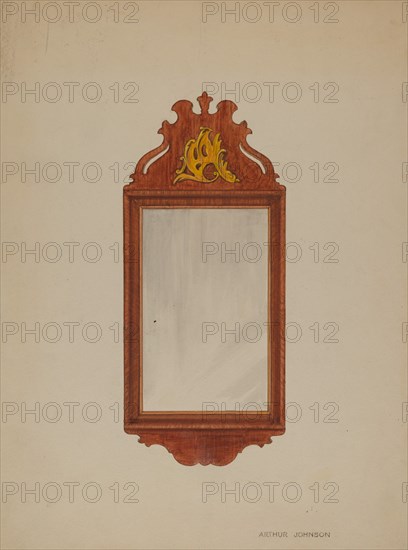 Mirror, c. 1936. Creator: Arthur Johnson.